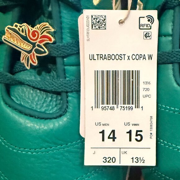 Mexico Ultraboost DNA x COPA World Cup Shoes Mens 14 Womens 15 - Picture 2 of 8